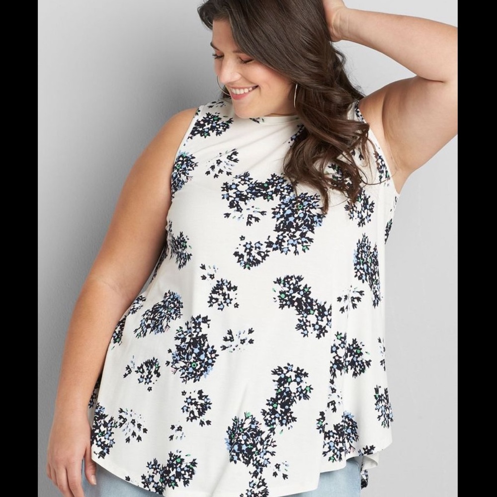 Lane Bryant Max Swing Tunic Tank